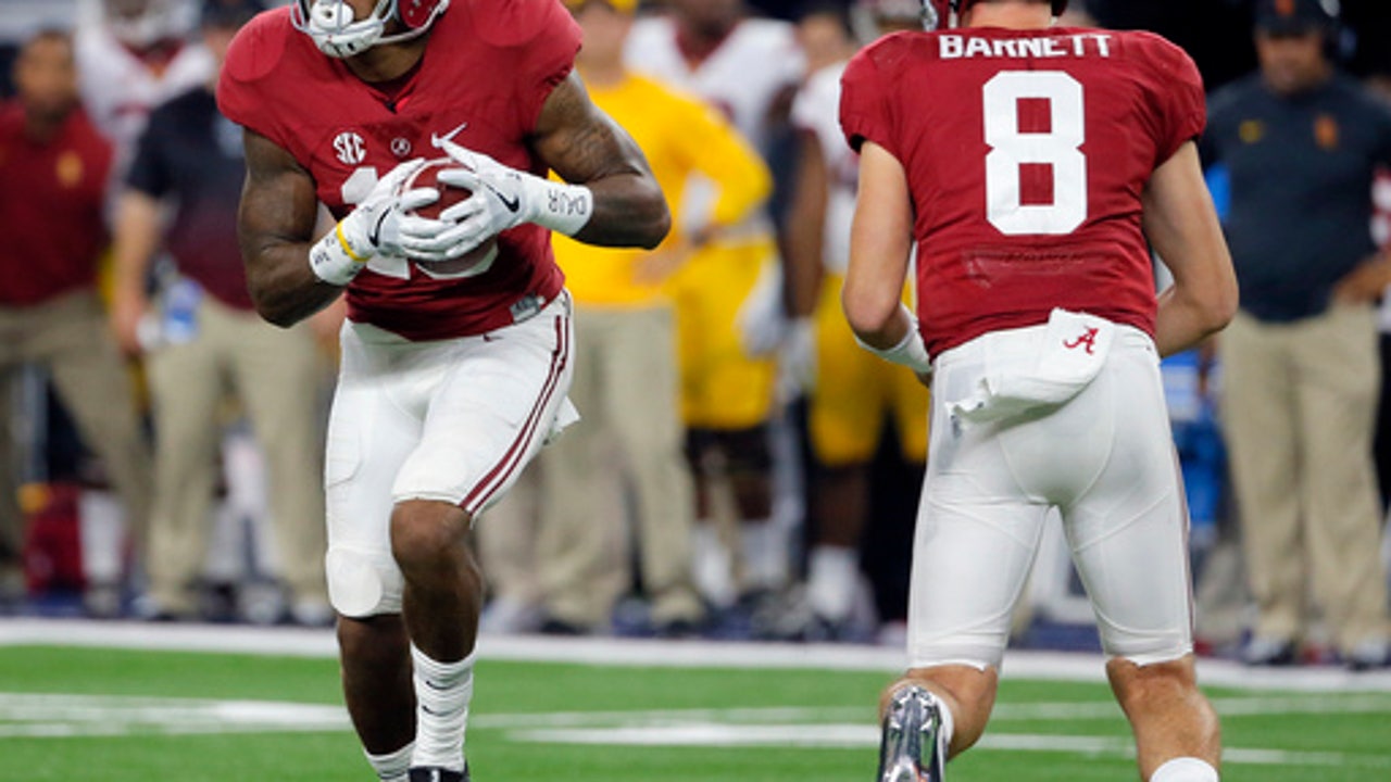 Saban not speculating about Alabama's fresh QBs after opener